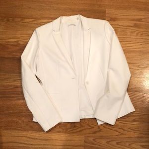 T Tahari white blazer